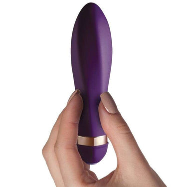 Vibratore Portatile Viola con 10 Modalità di Vibrazione Intense